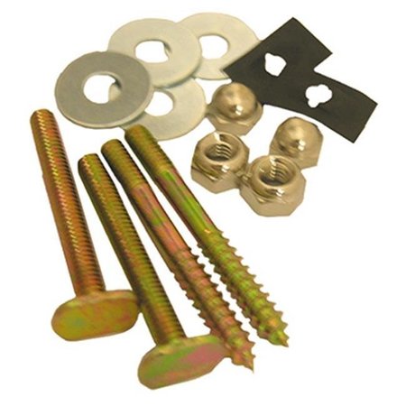 MADE-TO-ORDER 04-3653 Brass Plated Toilet Closet Bolt & Screw Set MA568466